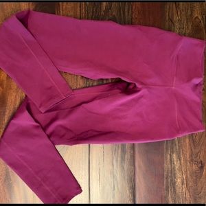 Fabletics Maroon Leggings  Size Small